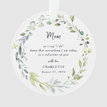 Mother Of The Bride Keepsake Ornament
