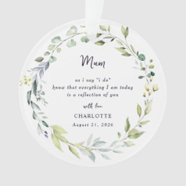 Adorno Mother Of The Bride Keepsake Ornament