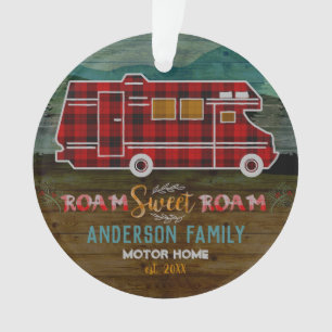 Adorno Motorhome rv Camper Travel Van Rustic Personalized