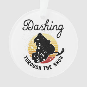 Adorno Movilización De Nieve - Arrojando La Nieve