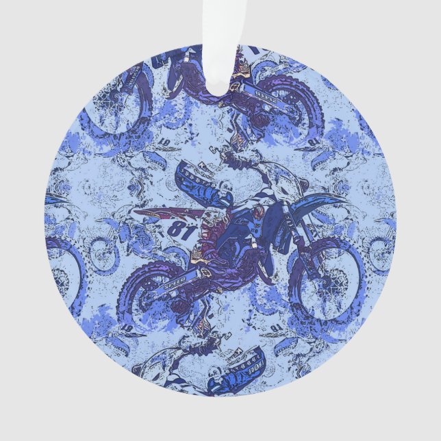 Adorno Muelle en Bicicleta Sucia - Motocross Racers (Anverso)