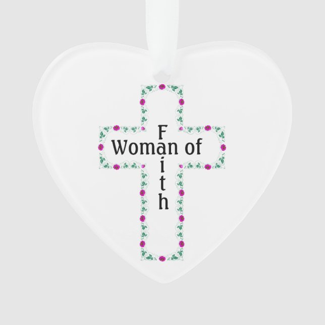 Adorno Mujer de fe (Anverso)