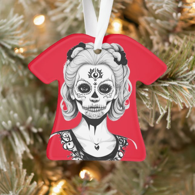 ADORNO MUJER DE SKULLHEAD (Árbol)