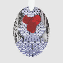 Muñeco de nieve céltico del nudo