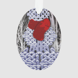 Adorno Muñeco de nieve céltico del nudo