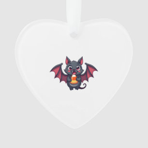 Adorno Murciélago vampiro con caramelos � Camiseta bonita