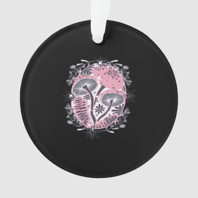 Adorno Mushroom Whimsigoth Art Design Classic (Anverso)