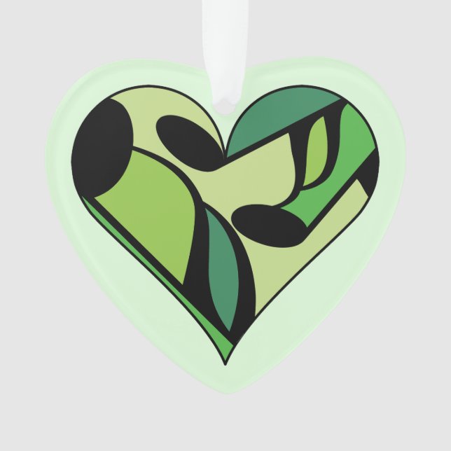 Adorno Music Notes Heart (Anverso)