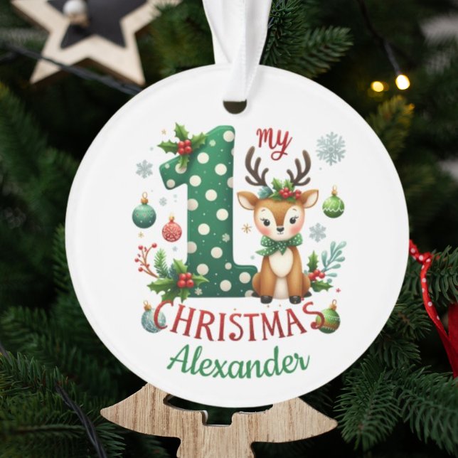 Adorno My 1st Christmas Little Reideer Photo (Subido por el creador)