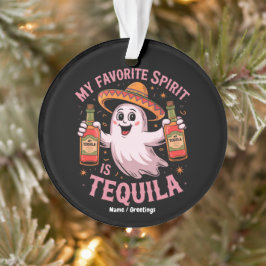 Adorno My Favorite Spirit Is Tequila Halloween Drinking 