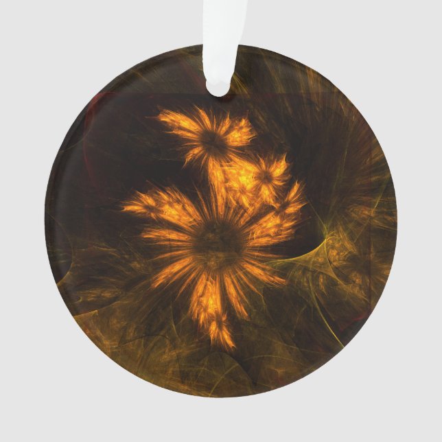 Adorno Mystique Garden Resumen Arte Círculo Acrílico (Anverso)