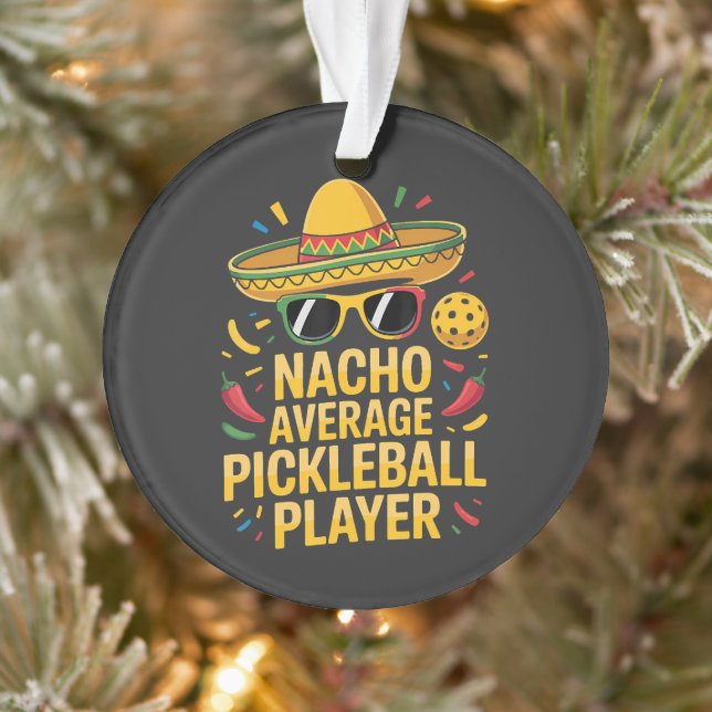 Adorno Nacho Average Pickleball Player (Árbol)