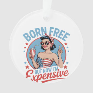 Adorno Nacido libre pero ahora soy costoso