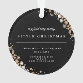 Adorno Nacimiento de la foto de los copos de nieve del pr