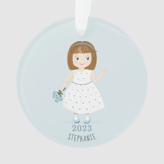 Adorno Nacimiento de Little Wildflower (Anverso)