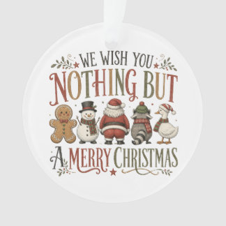 Adorno Nada más que una feliz Navidad