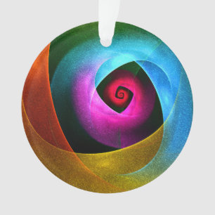 Adorno Naranja azul Patrón de arte de resumen moderno ros