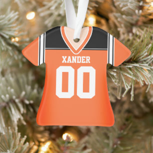 Adorno Naranja/Black/White Football Jersey