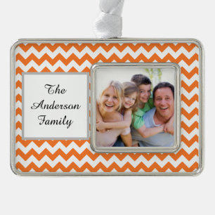 Adorno Naranja Chevron
