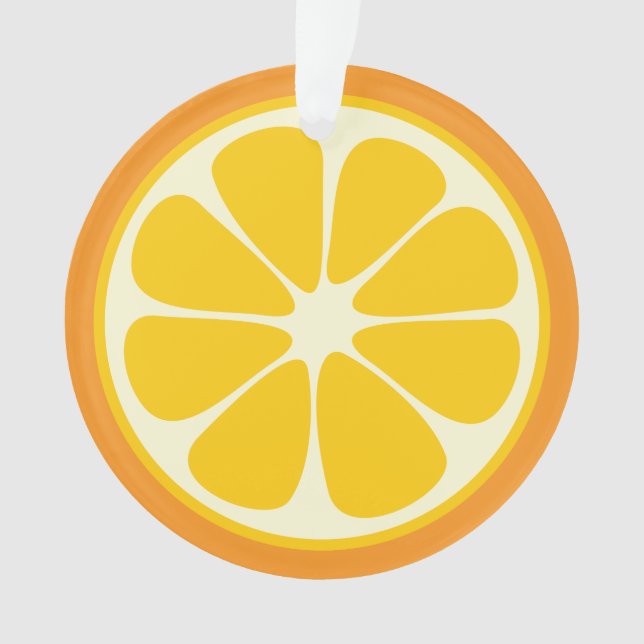Adorno Naranja de zumo dulce de cítricos tropicales (Anverso)