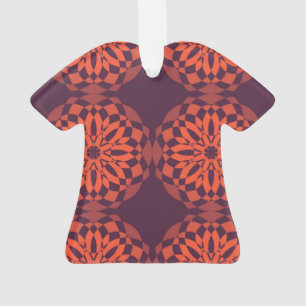 Adorno Naranja morado fresco, único, moderno abstracto de