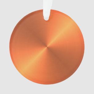 Adorno Naranja Rust Shine