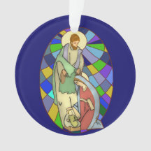 Natividad de vidrio manchado