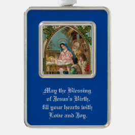 Adorno Natividad vintage Enmarcado Ornamento