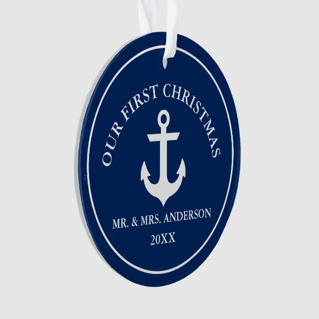 Adorno Náutico: nuestro primer azul navideño (Anverso)