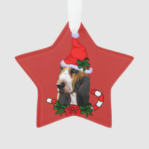 Navidad con Basset Hound Adorable