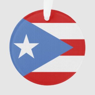 Adorno Navidad puertorriqueño de la bandera