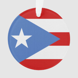 Adorno Navidad puertorriqueño de la bandera