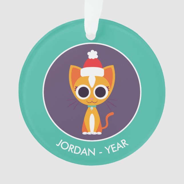 Adorno Navidad Purrl el gato (Anverso)