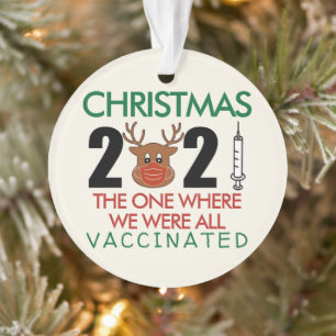 Adorno Navidades 2021 El Que Vacunamos Graciosamente