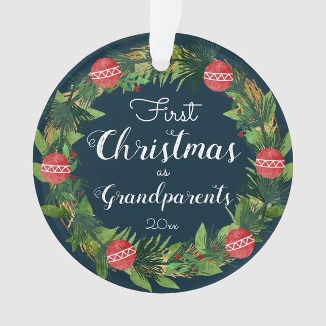 Adorno Navidades Abuelos Primera Guerra de Vacaciones (Anverso)