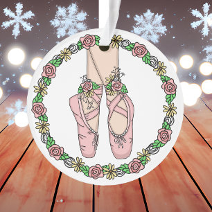 Adorno Navidades Ballet Slippers Personalizado