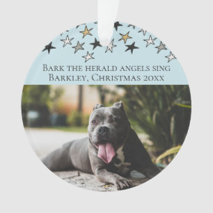 Adorno Navidades Bark The Herald Angels Canta Perro
