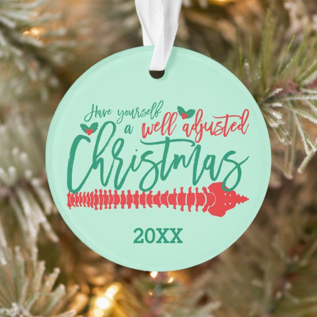 Adorno Navidades bien ajustados Quiropráctico (Árbol)