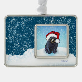 Adorno Navidades Black Bear Cub