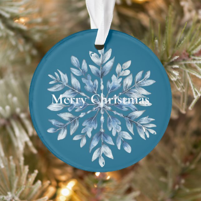 Adorno Navidades Blue Winter Snowflake (Árbol)