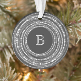 Adorno Navidades Brillantes Y Cerebros Esparcen Foto Mono