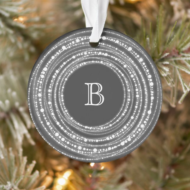 Adorno Navidades Brillantes Y Cerebros Esparcen Foto Mono (Árbol)