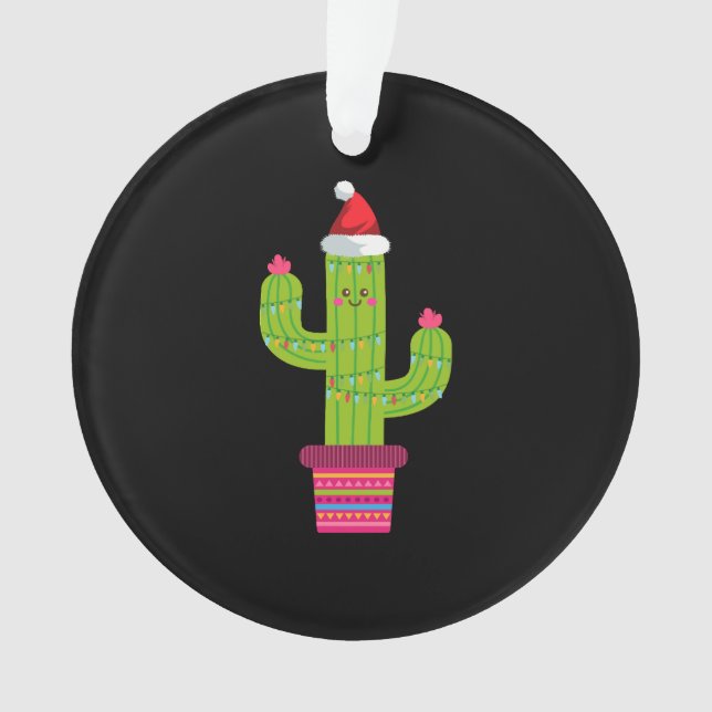 Adorno Navidades Cactus (Anverso)