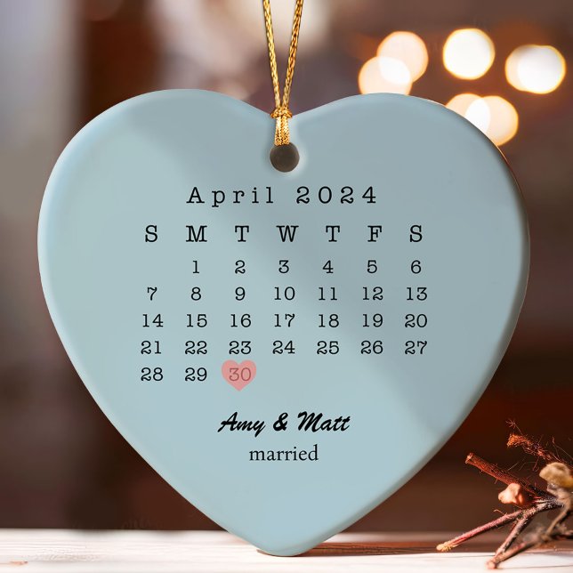 Adorno Navidades casados Boda con guión corto (Subido por el creador)