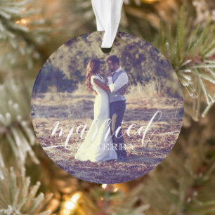 Adorno Navidades casados y Bodas de merry Foto