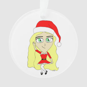 Adorno Navidades chibi