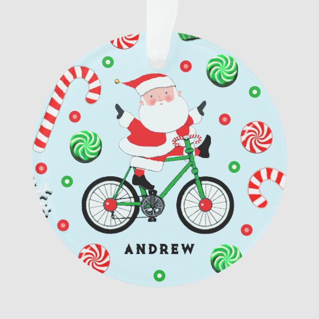 Adorno Navidades ciclistas (Anverso)