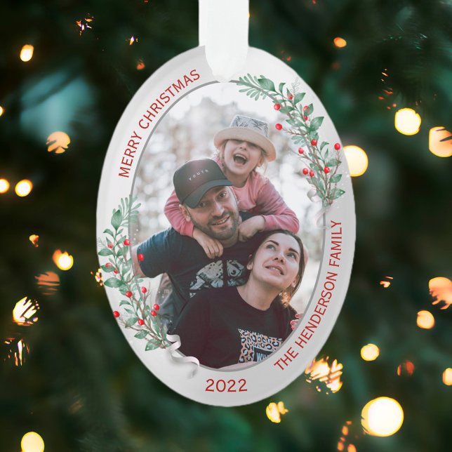 Adorno Navidades clásicos planean fotografía de la famili (Subido por el creador)