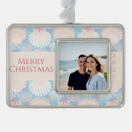 Adorno Navidades costeros Seashell Starfish Photo