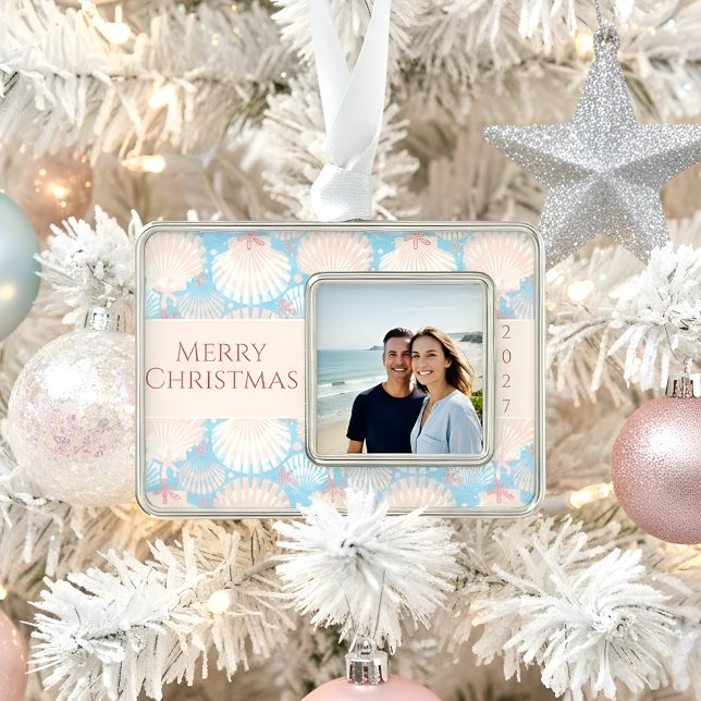 Adorno Navidades costeros Seashell Starfish Photo (Subido por el creador)